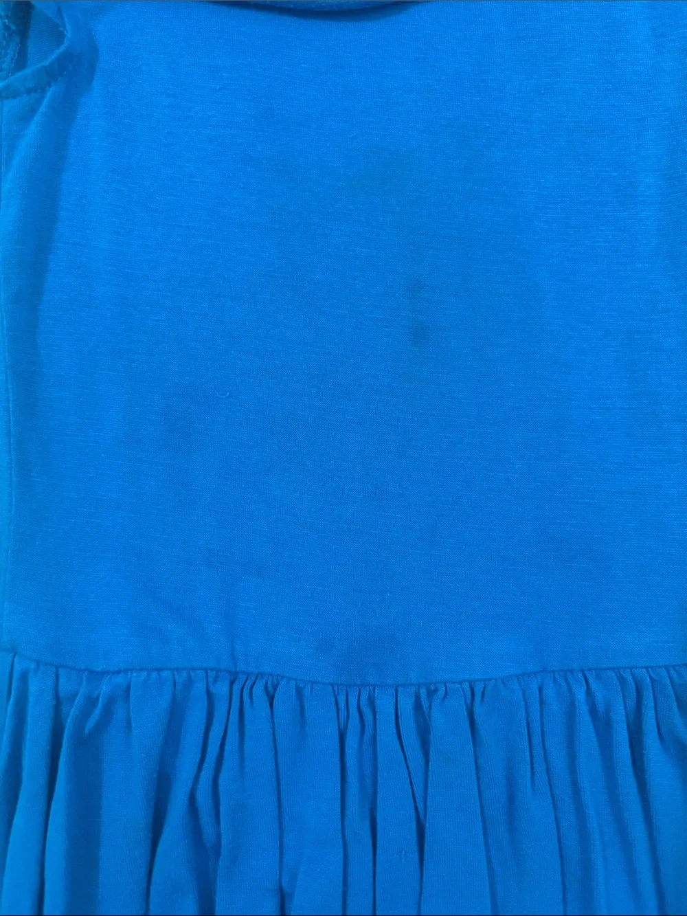 Posh Peanut Bright Blue Flutter-Sleeve Dress